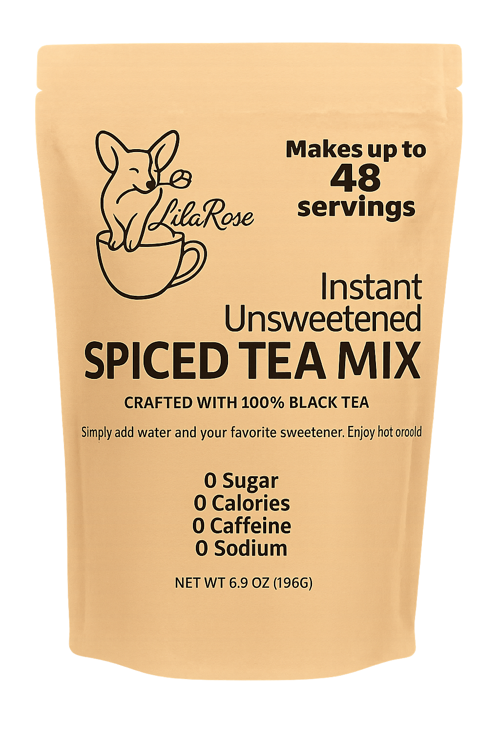 Unsweetened Instant Unsweetened Spiced Tea Mix